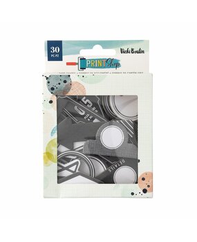 American Crafts Vicki Boutin Print Shop Chipboard Shapes (30pcs) (34013850) (OUTLET) American Crafts Vicki Boutin Print Shop Chipboard Shapes (30pcs) (34013850) (OUTLET)