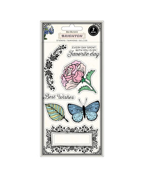 American Crafts Bo Bunny Brighton Clear Stamps (7pcs) (34013985) (OUTLET) American Crafts Bo Bunny Brighton Clear Stamps (7pcs) (34013985) (OUTLET)