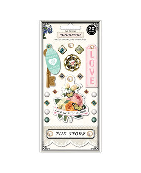 American Crafts Bo Bunny Brighton Brads (20pcs) (34013995) (OUTLET) American Crafts Bo Bunny Brighton Brads (20pcs) (34013995) (OUTLET)