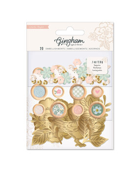 American Crafts Crate Paper Gingham Garden Embellishment Buttons (20pcs) (34014024) (OUTLET) American Crafts Crate Paper Gingham Garden Embellishment Buttons (20pcs) (34014024) (OUTLET)