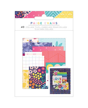 American Crafts Paige Evans Blooming Wild Collage Tiles (40pcs) (34014068) (OUTLET) American Crafts Paige Evans Blooming Wild Collage Tiles (40pcs) (34014068) (OUTLET)