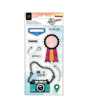 American Crafts Vicki Boutin Where To Next Stamps Acrylic Finding Joy (13pcs) (34014104) (OUTLET) American Crafts Vicki Boutin Where To Next Stamps Acrylic Finding Joy (13pcs) (34014104) (OUTLET)