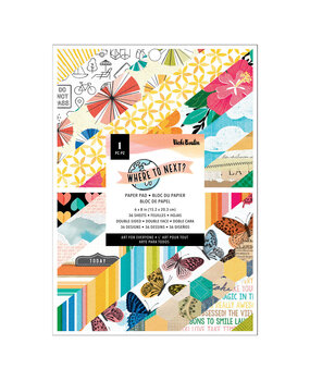 American Crafts Vicki Boutin Where To Next 6x8 Inch Paper Pad (34014107) (OUTLET) American Crafts Vicki Boutin Where To Next 6x8 Inch Paper Pad (34014107) (OUTLET)