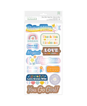 American Crafts Thickers Flower Child Phrase (47pcs) (34014152) (OUTLET) American Crafts Thickers Flower Child Phrase (47pcs) (34014152) (OUTLET)