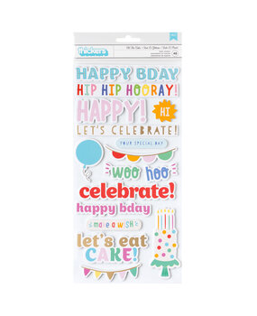 American Crafts Pebbles All The Cake Thickers (48pcs) (34022074) (OUTLET) American Crafts Pebbles All The Cake Thickers (48pcs) (34022074) (OUTLET)