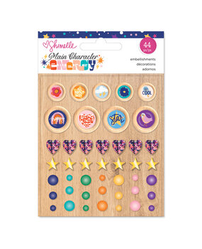 American Crafts ShimelMain Character Energy Brads (44pcs) (34022108) (OUTLET) American Crafts ShimelMain Character Energy Brads (44pcs) (34022108) (OUTLET)