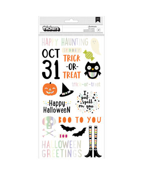 American Crafts Happy Halloween Phrase Thickers (47pcs) (34024709) (OUTLET) American Crafts Happy Halloween Phrase Thickers (47pcs) (34024709) (OUTLET)