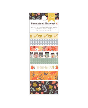 American Crafts Farmstead Harvest Washi Tape Gold Foil (8pcs) (34024728) (OUTLET) American Crafts Farmstead Harvest Washi Tape Gold Foil (8pcs) (34024728) (OUTLET)