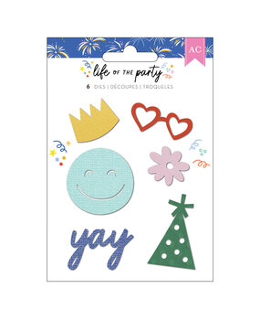 American Crafts Life of the Party Dies (6pcs) (34025837) (OUTLET) American Crafts Life of the Party Dies (6pcs) (34025837) (OUTLET)