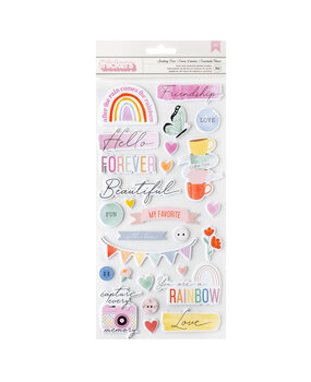 American Crafts Celes Gonzalo Rainbow Avenue Thickers Sending Love Phrase (50pcs) (34025883) (OUTLET) American Crafts Celes Gonzalo Rainbow Avenue Thickers Sending Love Phrase (50pcs) (34025883) (OUTLET)
