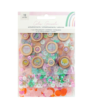 American Crafts Celes Gonzalo Rainbow Avenue Embelishments (12pcs) (34025885) (OUTLET) American Crafts Celes Gonzalo Rainbow Avenue Embelishments (12pcs) (34025885) (OUTLET)