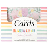 American Crafts Celes Gonzalo Rainbow Avenue Boxed Cards (80pcs) (34025887) (OUTLET)