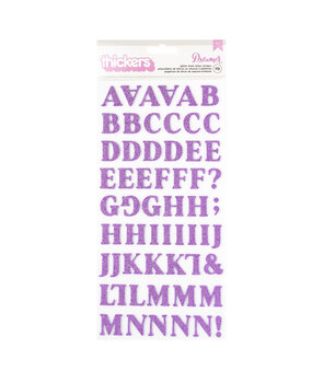 American Crafts Dreamer Thickers Glitter Foam Letter Sticker (119pcs) (34025906) (OUTLET) American Crafts Dreamer Thickers Glitter Foam Letter Sticker (119pcs) (34025906) (OUTLET)