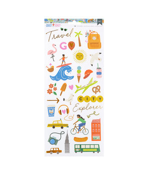 American Crafts Coast-to-Coast Stickers Foil (70pcs) (34025932) (OUTLET) American Crafts Coast-to-Coast Stickers Foil (70pcs) (34025932) (OUTLET)