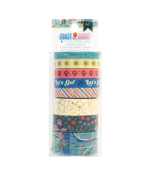 American Crafts Coast-to-Coast Washi Tape Spools Foil (8pcs) (34025935) (OUTLET) American Crafts Coast-to-Coast Washi Tape Spools Foil (8pcs) (34025935) (OUTLET)