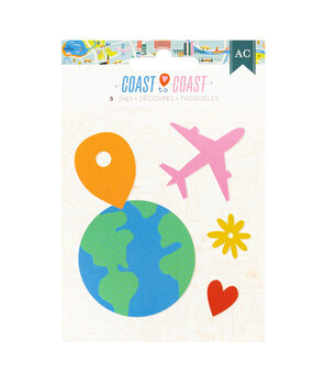 American Crafts Coast-to-Coast Tool Dies (5pcs) (34025939) (OUTLET) American Crafts Coast-to-Coast Tool Dies (5pcs) (34025939) (OUTLET)