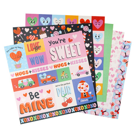 American Crafts Cutie Pie 12x12 Inch Paper Pad (34027435) (OUTLET)
