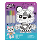 American Crafts Color Your Own Kit Softie Bear (7pcs) (34027520) (OUTLET)