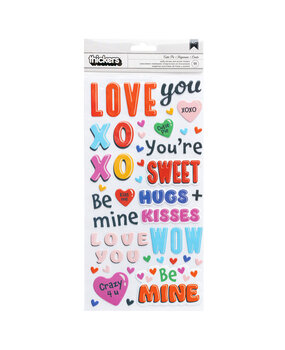 American Crafts Cutie Pie Thickers Phrase Puffy (111pcs) (34027552) (OUTLET) American Crafts Cutie Pie Thickers Phrase Puffy (111pcs) (34027552) (OUTLET)