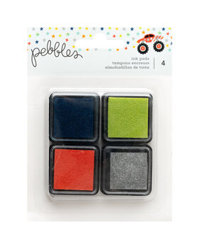 American Crafts Pebbles Cool Boy Ink Pads (4pcs) (34027648) (OUTLET) American Crafts Pebbles Cool Boy Ink Pads (4pcs) (34027648) (OUTLET)