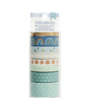 American Crafts Hello Little Boy Washi Tape Spools (8pcs) (34030019) (OUTLET) American Crafts Hello Little Boy Washi Tape Spools (8pcs) (34030019) (OUTLET)