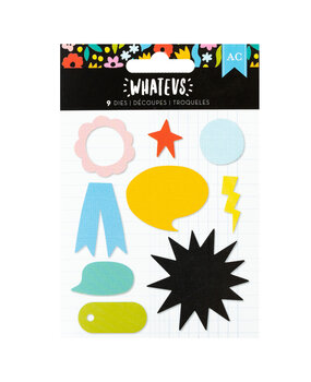 American Crafts Whatevs Dies (8pcs) (34030595) (OUTLET)