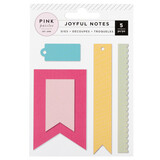American Crafts Pink Paislee Joyful Notes Dies (34030811) (OUTLET)