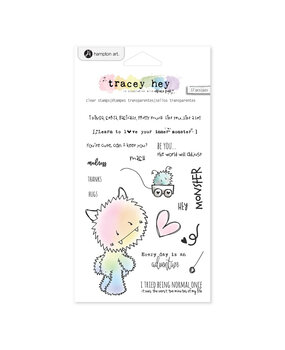 American Crafts Hampton Art Tracey Hey Clear Stamps Monster Madness (17pcs) (SC1031-HL) (OUTLET) American Crafts Hampton Art Tracey Hey Clear Stamps Monster Madness (17pcs) (SC1031-HL) (OUTLET)
