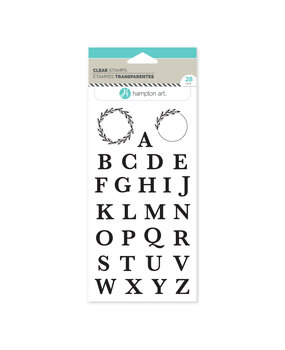 American Crafts Hampton Art Clear Stamps Letters 3 (28pcs) (SC1035-HL) (OUTLET) American Crafts Hampton Art Clear Stamps Letters 3 (28pcs) (SC1035-HL) (OUTLET)