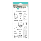 American Crafts Hampton Art Clear Stamps Family (23pcs) (SC1039-HL) (OUTLET)