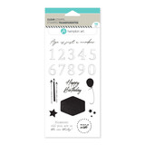 American Crafts Hampton Art Clear Stamps Age is Just a Number (19pcs) (SC1042-HL) (OUTLET)