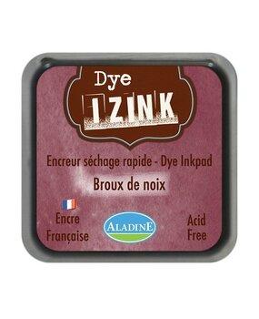 Aladine Inkpad Izink Dye Marron Brou De Noix (19267) (OUTLET)