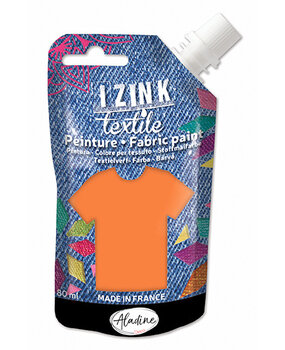 Aladine Izink Textile Orange Nylon Fabric Paint (80ml) (80721) (OUTLET) Aladine Izink Textile Orange Nylon Fabric Paint (80ml) (80721) (OUTLET)