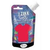 Aladine Izink Textile Rouge Velours Fabric Paint (80ml) (80722) (OUTLET)