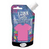 Aladine Izink Textile Rose Pale Mousseline Fabric Paint (80ml) (80737) (OUTLET)