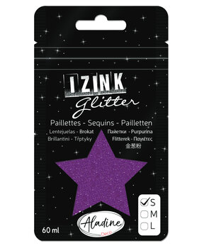 Aladine Izink Glitter Violet (S/60ml) (80946) (OUTLET)