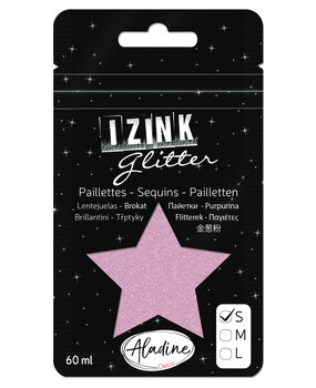 Aladine Izink Glitter Rose Pastel (S/60ml) (80952) (OUTLET)