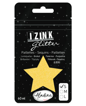 Aladine Izink Glitter Jaune (S/60ml) (80984) (OUTLET) Aladine Izink Glitter Jaune (S/60ml) (80984) (OUTLET)