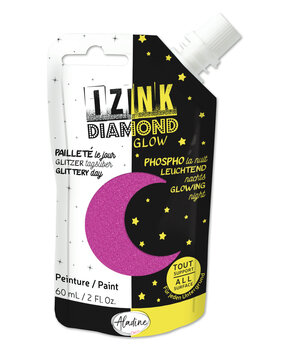 Aladine Izink Diamond Glow Paint Pink (60ml) (82097) (OUTLET) Aladine Izink Diamond Glow Paint Pink (60ml) (82097) (OUTLET)