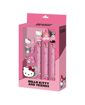 Popculture.shop Sanrio Stationery Set Hello Kitty and Friends 7-Pack