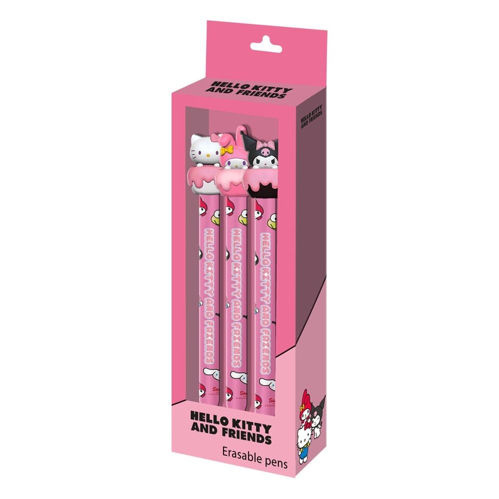 Popculture.shop Sanrio Hello Kitty and Friends Erasable Gel Pens (KMN08650) Popculture.shop Sanrio Hello Kitty and Friends Erasable Gel Pens (KMN08650)