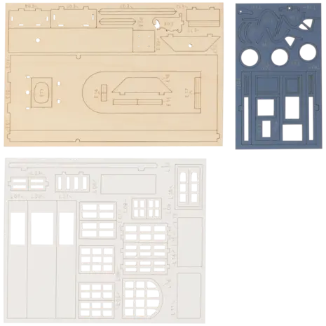 Crafts & Co. DIY Bookshelf Miniature Parisian Alley (3200519)