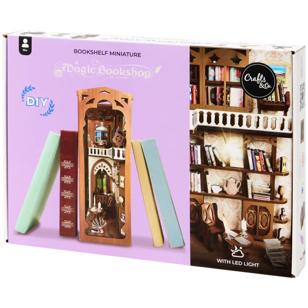 Crafts & Co. DIY Bookshelf Miniature Magic Bookshop (3200519)
