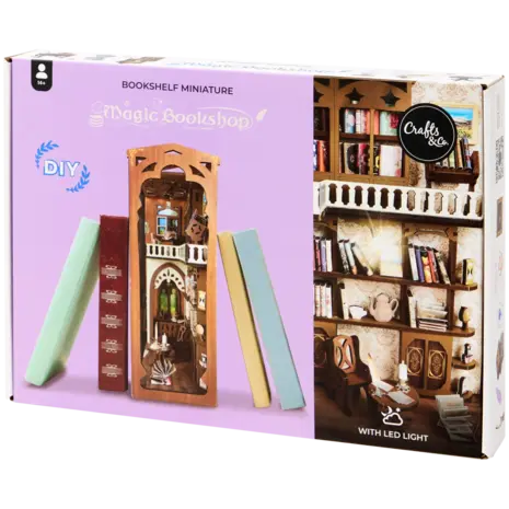 Crafts & Co. DIY Bookshelf Miniature Magic Bookshop (3200519)