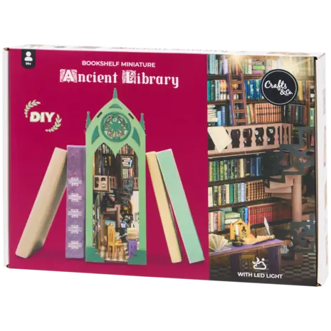Crafts & Co. DIY Bookshelf Miniature Ancient Library (3200519) Crafts & Co. DIY Bookshelf Miniature Ancient Library (3200519)