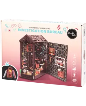 Crafts & Co. DIY Bookshelf Miniature Investigation Bureau (3206047)