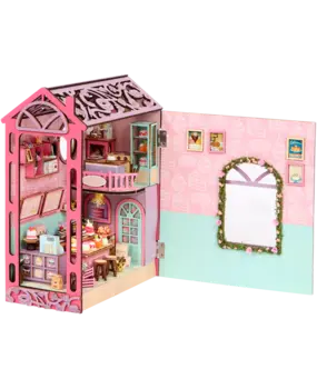 Crafts & Co. DIY Bookshelf Miniature Tiny Treats Cakery (3206047)