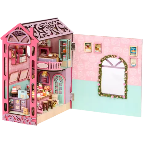 Crafts & Co. DIY Bookshelf Miniature Tiny Treats Cakery (3206047)