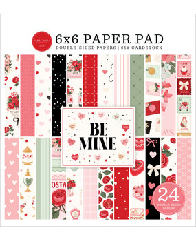 Carta Bella PRE-ORDER Be Mine 6x6 Inch Paper Pad (CBBM477023) Carta Bella PRE-ORDER Be Mine 6x6 Inch Paper Pad (CBBM477023)