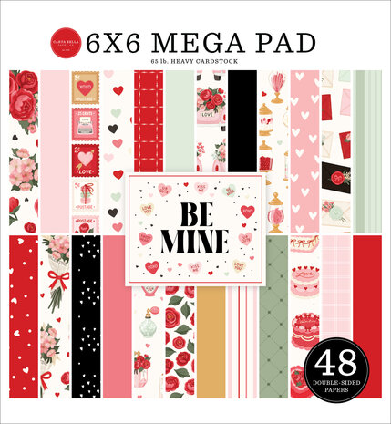 Carta Bella PRE-ORDER Be Mine 6x6 Inch Mega Pad (CBBM477031) Carta Bella PRE-ORDER Be Mine 6x6 Inch Mega Pad (CBBM477031)